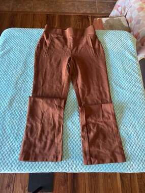 Jules & Leopold Brown High Waisted Slim Flare Pull-On Pants Size Small